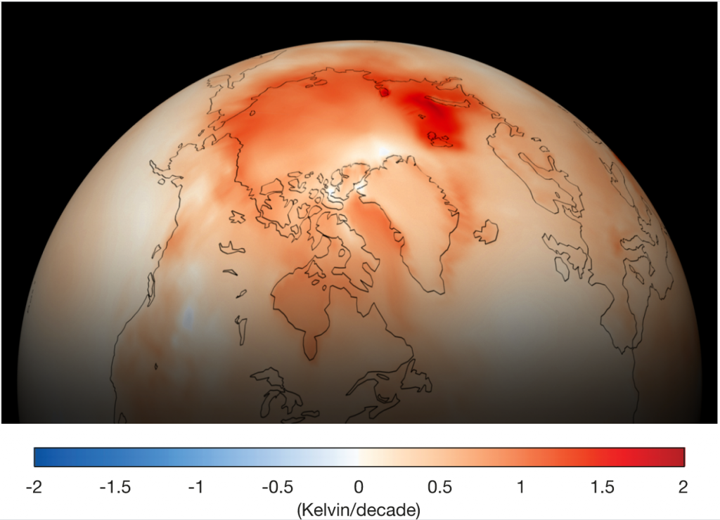 LArctique connait un événement de réchauffement climatique rapide